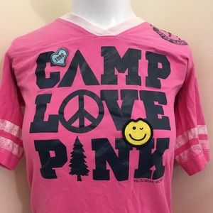 VS Pink “Camp” Tee